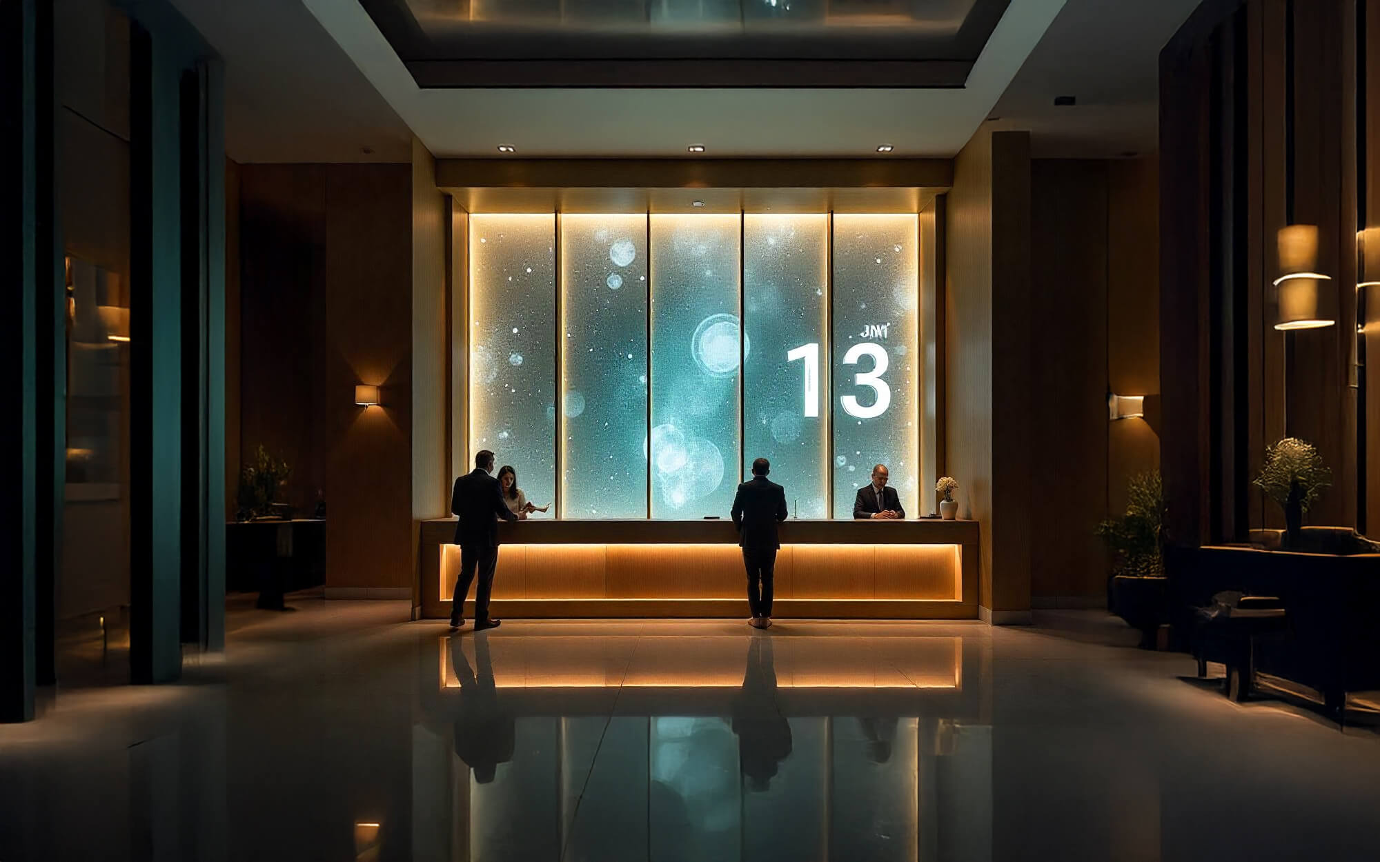 Pixelbase Smart Glass Application: Futuristic Hospitality & Corporate Spaces​