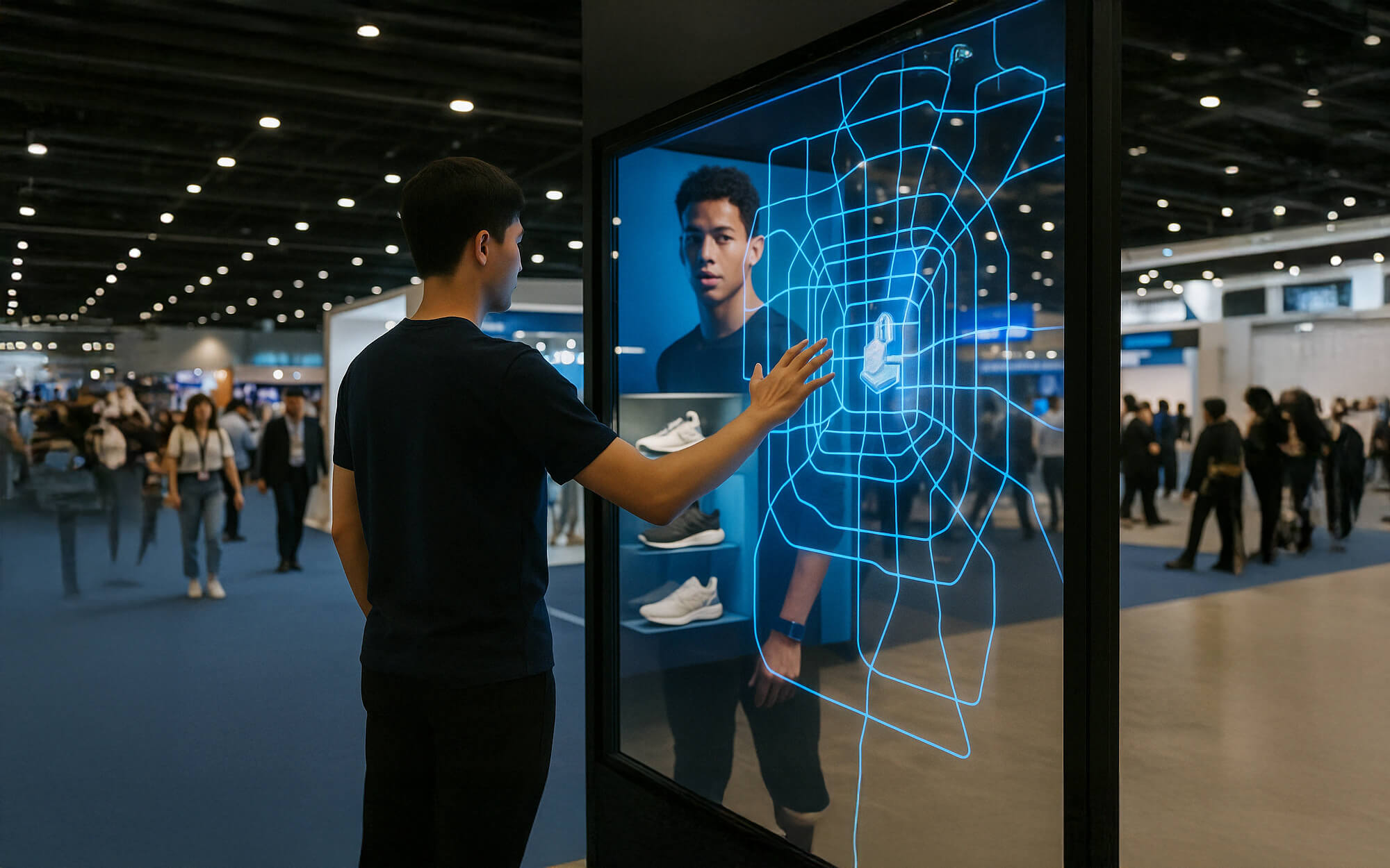 Pixelbase Smart Glass Application: Portable & Pop-Up Activations​